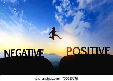 always jump from positive to negative